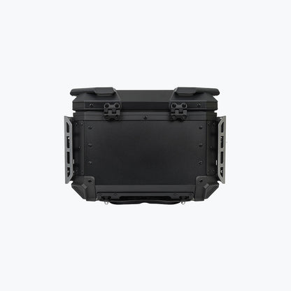 JB Racing Top Box 45L Titanium Fence V2.0 Premium Black With Backrest Pad (TOP25305)