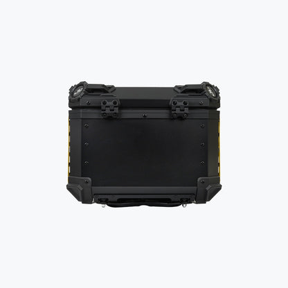 JB Racing Top Box 45L Yellow Fence V1.0 Premium Black With Backrest Pad (TOP25302)