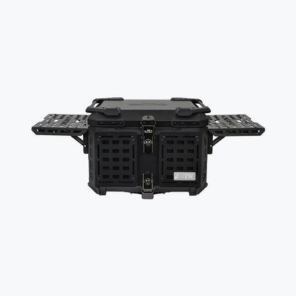 JB Racing Top Box 55L Black Fence V2.0 Premium Black With Backrest Pad (TOP25310)