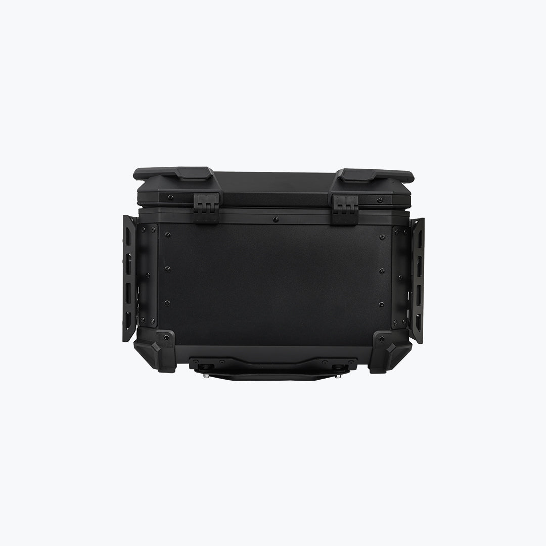 JB Racing Top Box 55L Black Fence V2.0 Premium Black With Backrest Pad (TOP25310)