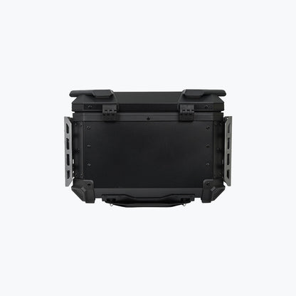 JB Racing Top Box 55L Titanium Fence V2.0 Premium Black with Backrest Pad (TOP25311)