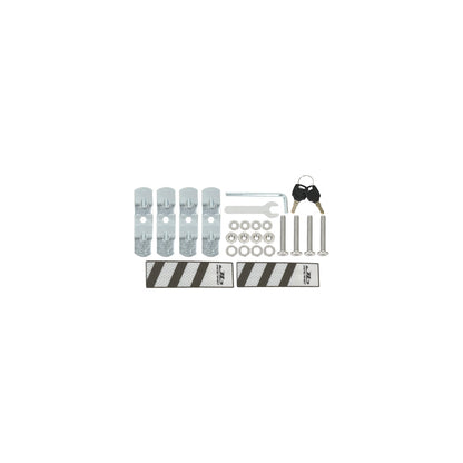 JB Racing Top Box 55L Titanium Fence V2.0 Premium Black with Backrest Pad (TOP25311)