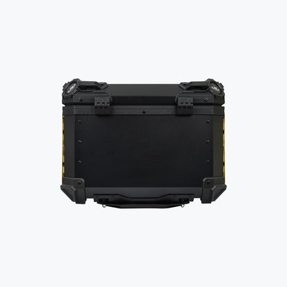 JB Racing Top Box 55L Yellow Fence V1.0 Premium Black With Backrest Pad (TOP25308)