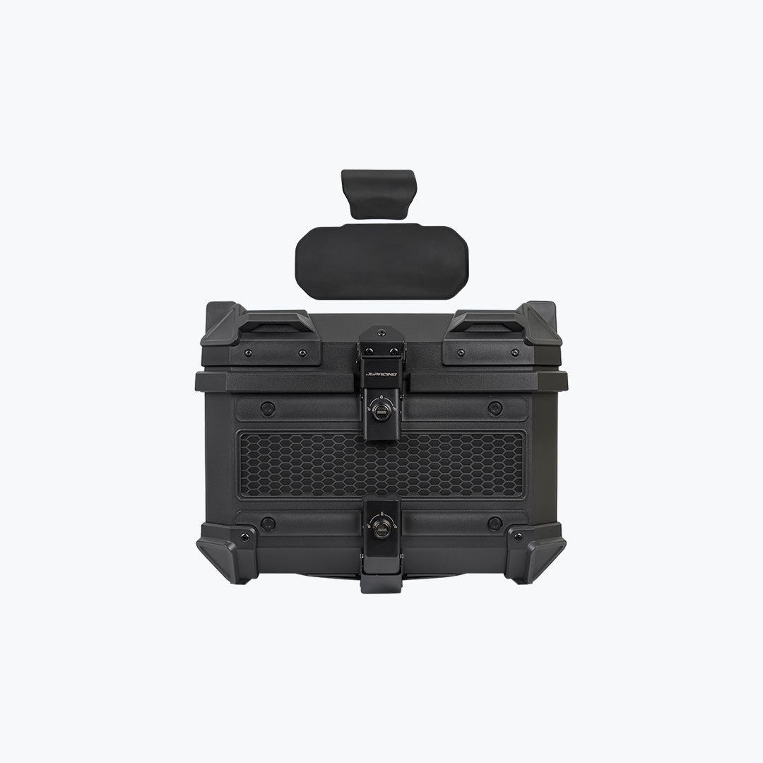 JB Racing Top Box MC 45L Black Economy With Back Rest Pad (TOP23818)