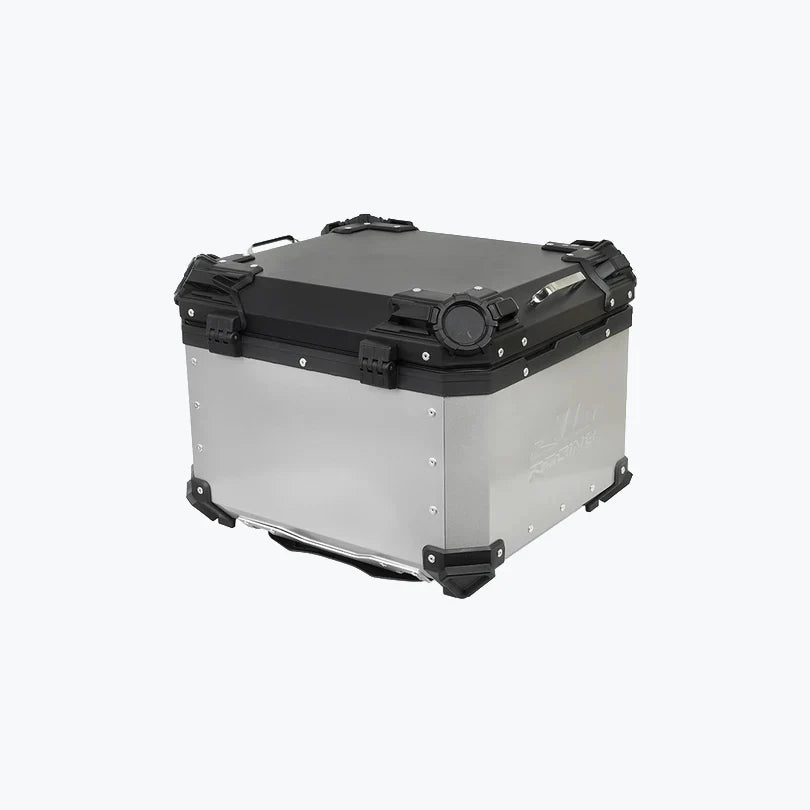 JB Racing Top Box TCX3 55L Silver Premium With Backrest Pad (TOP25298)