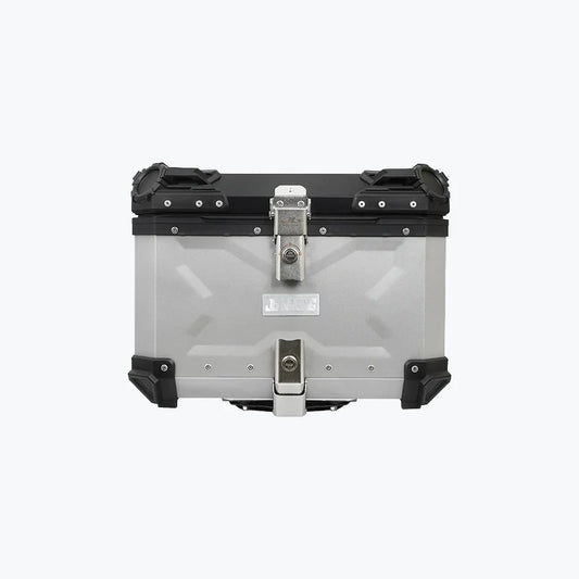 JB Racing Top Box TCX3 55L Silver Premium With Backrest Pad (TOP25298)