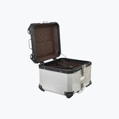 JB Racing Top Box TCX3 55L Silver Premium With Backrest Pad (TOP25298)