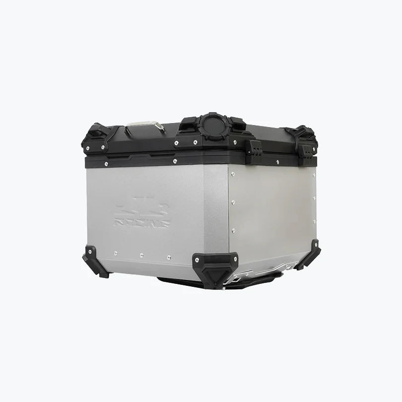 JB Racing Top Box TCX3 55L Silver Premium With Backrest Pad (TOP25298)