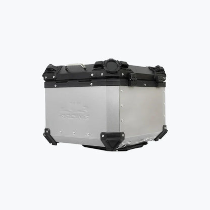 JB Racing Top Box TCX3 55L Silver Premium With Backrest Pad (TOP25298)