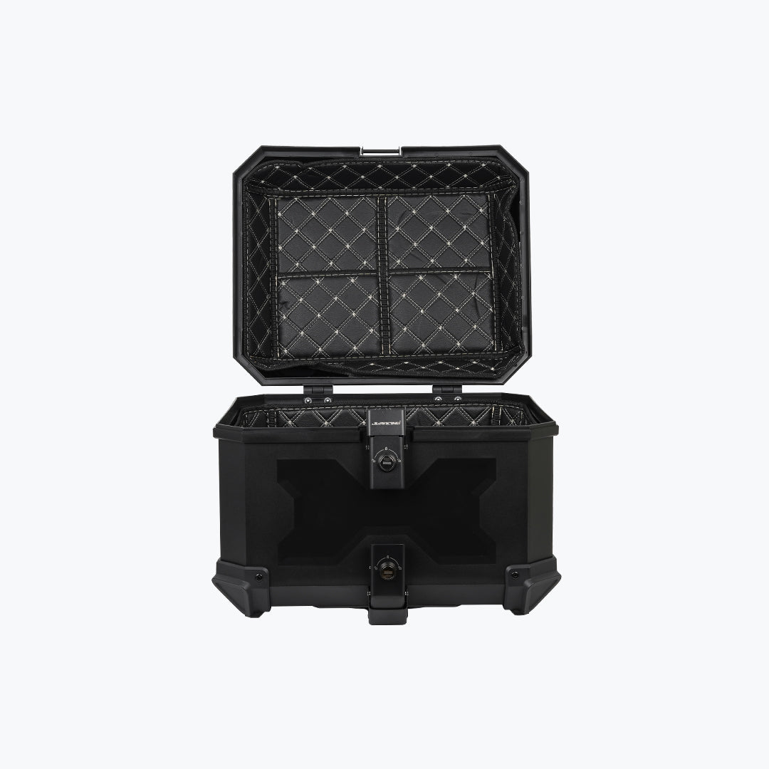 JB Racing Top Box X45L Economy Black with Back Rest Pad (TOP11518)