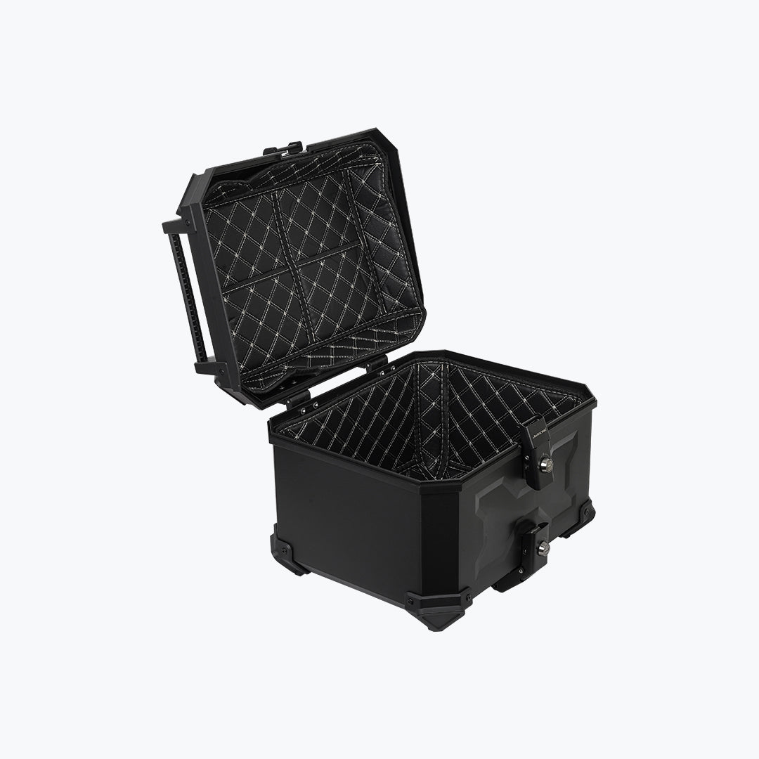JB Racing Top Box X45L Economy Black with Back Rest Pad (TOP11518)
