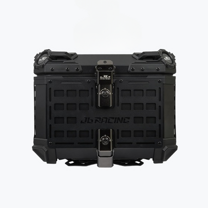 JB Racing Top Box 45L Black Fence V1.0 Premium Black With Backrest Pad (TOP25301)