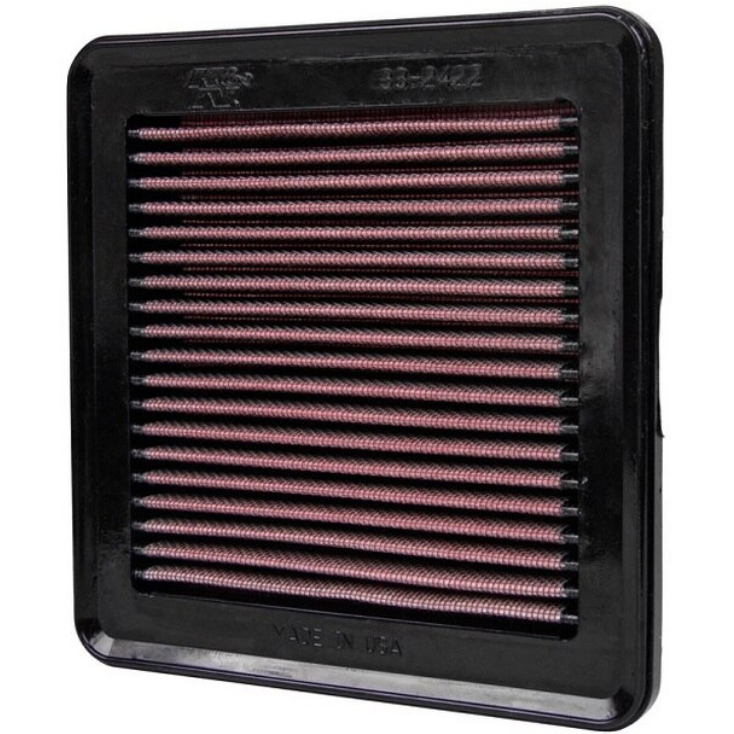 K&N High-flow Original Lifetime Engine Air Filter - Honda Fit L4-1.5L F/I - 33-2422