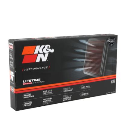 K&N High-flow Original Lifetime Engine Air Filter - Kawasaki 1400GTR/ ZG1400 Concours- KA-1406