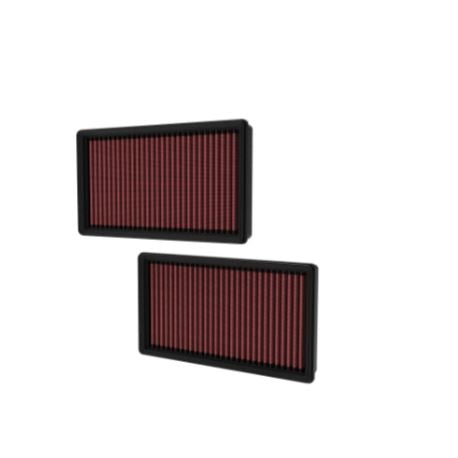 K&N High-flow Original Lifetime Engine Car Air Filter - BMW 760Li V12-6.0L F/I (2 Per Box) - 33-5124