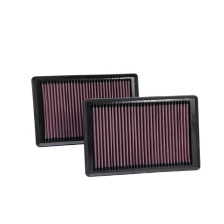 K&N High-flow Original Lifetime Engine Car Air Filter - Jaguar XK V8-5.0L F/I (2 Per Box) - 33-2445