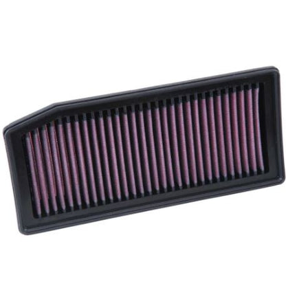 K&N High-flow Original Lifetime Engine Car Air Filter - Renault Clio IV L3-0.9L F/I - 33-3007