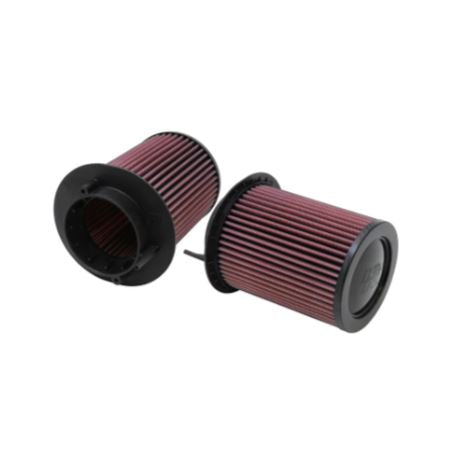 K&N High-flow Original Lifetime Engine Car Air Filters - Audi R8 V8-4.2l F/i (2 Per Box) - E-0668