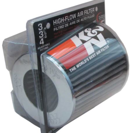K&N Universal Clamp-On Air Filter - RG-1001WT