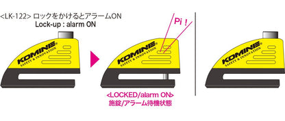 KOMINE Reminder Alarm Disk Lock (LK-122)