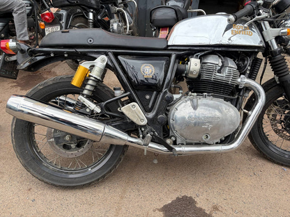 KP Racing Bassmaster Exhaust Combo – Royal Enfield GT650 (Polished Finish)