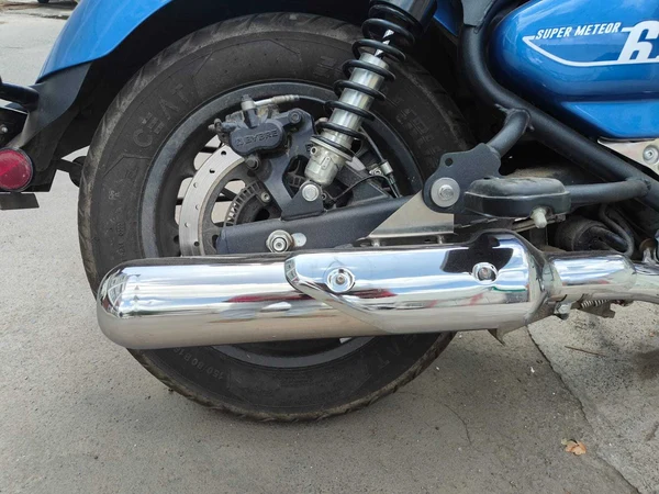 KP Racing Replica Exhaust for Royal Enfield Super Meteor 650 – Stainless Steel 