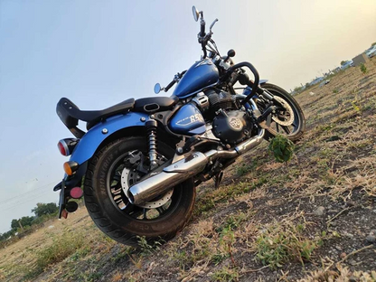 KP Racing Replica Exhaust for Royal Enfield Super Meteor 650 – Stainless Steel
