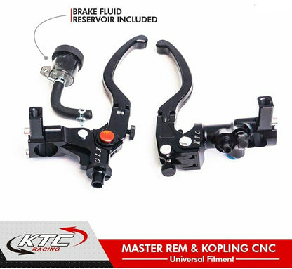 Universal Brake Clutch Lever with Master Cylinder - KTEC - Riders Junction