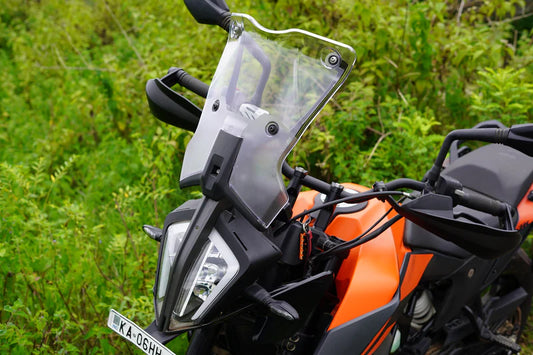 KTM 390 Adventure Touring Clear Windshield (Full Set) - Carbon Racing