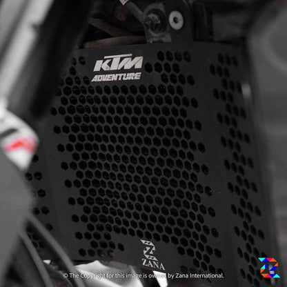 KTM Adventure 390 Radiator Grill Texture Matt Black - ZANA - ZI-8052