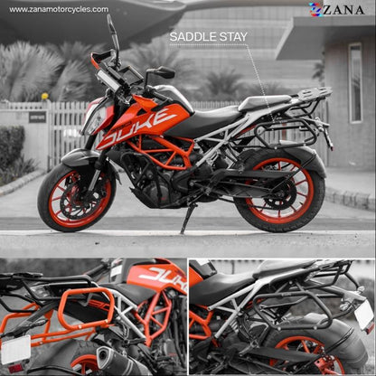 KTM Duke 250/390 Texture Matt Black Saddle Stay (2017-18) - ZI-5003