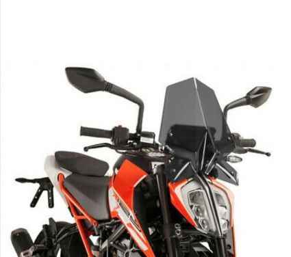 KTM Duke 390 Windshield 2017-2020 - Smoke