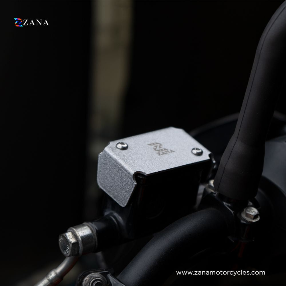 KTM Duke Front Fluid Reservoir Cover Silver Painted-ZI-8198