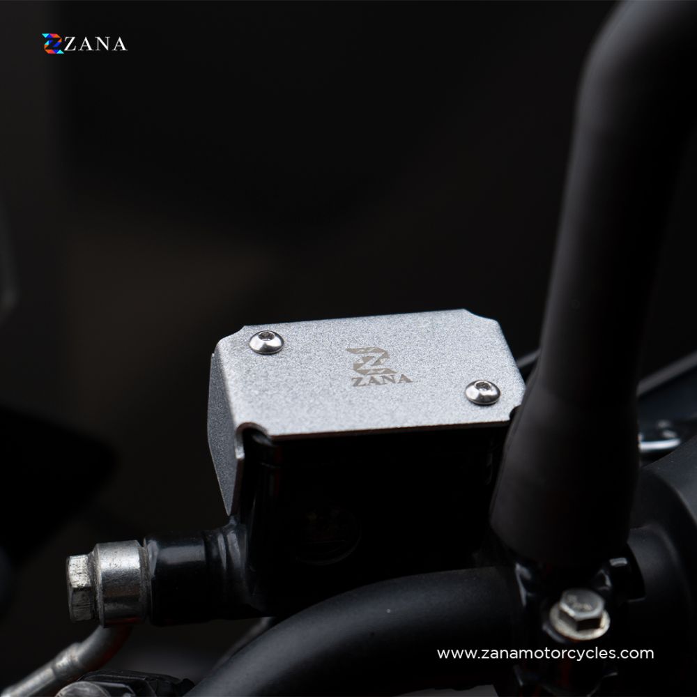 KTM Duke Front Fluid Reservoir Cover Silver Painted-ZI-8198