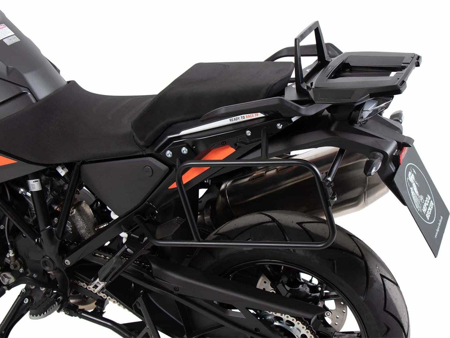 KTM 1290 SUPER ADVENTURE S/R Carrier Topcase - Fixed Hinge (Alu Rack) - Hepco Becker - 6557627 01 01