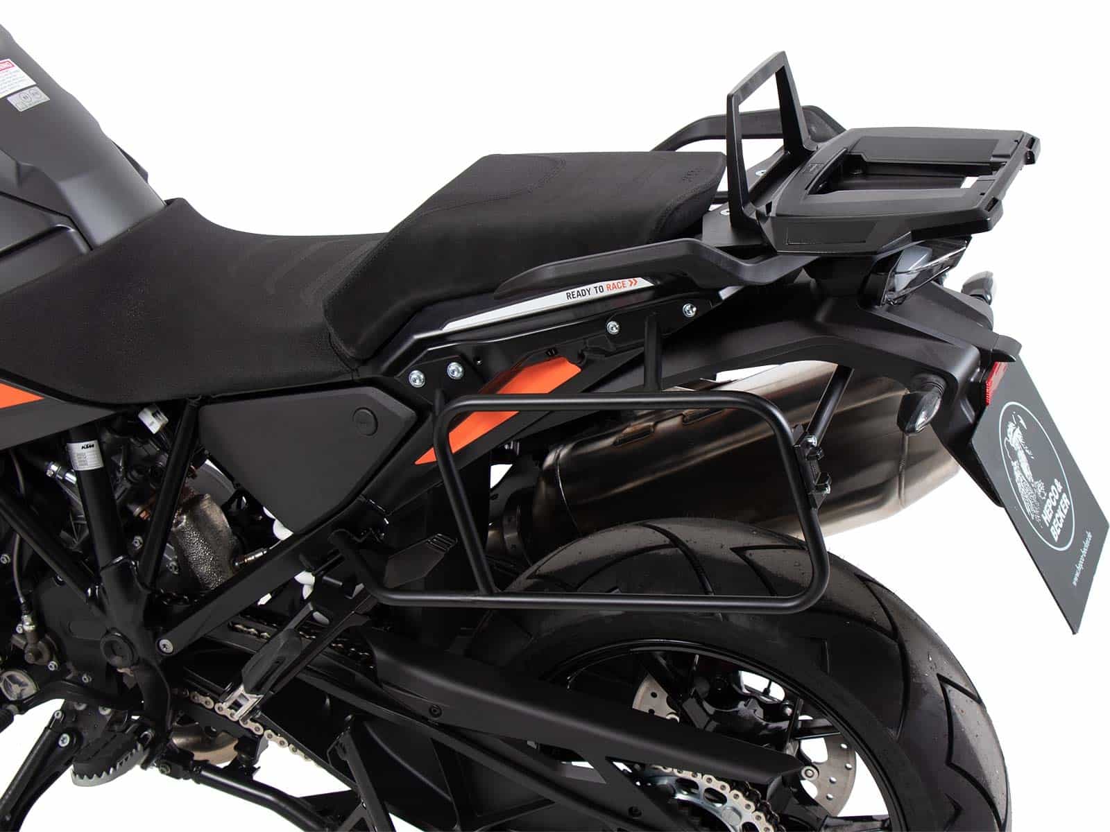 KTM 1290 SUPER ADVENTURE S/R Carrier Topcase - Fixed Hinge (Alu Rack) - Hepco Becker - 6557627 01 01