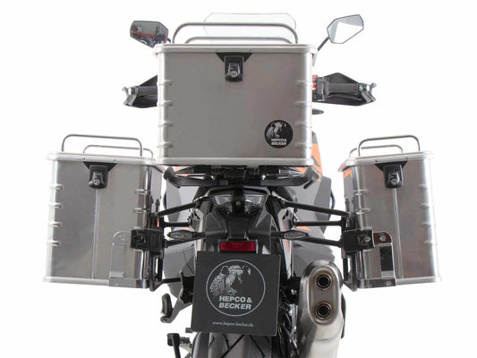 KTM 1290 SUPER ADVENTURE S/R Carrier Topcase - Fixed Hinge (Alu Rack) - Hepco Becker - 6557627 01 01