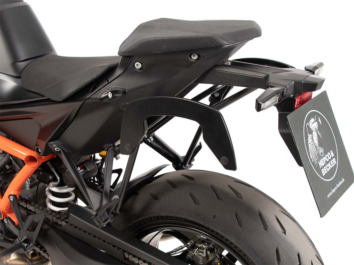 KTM 1390 SUPER DUKE R / EVO (2024-) Luggage - Carrier Sidecases (C-Bow) - Hepco Becker - 6307665 00 01