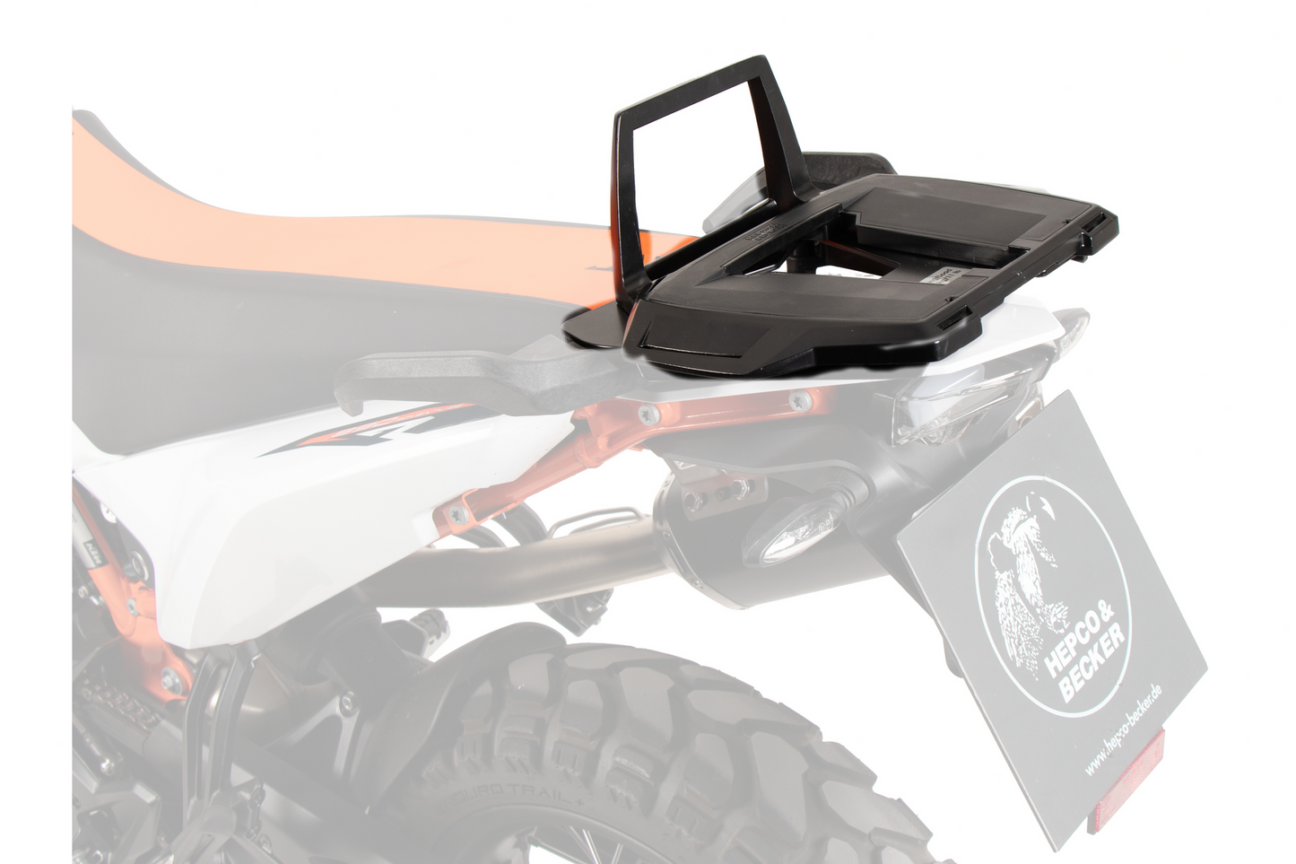 KTM 790 Adventure Topcase Carrier - Fixed Hinge (Alu Rack) - Hepco Becker - 6527660 01 01