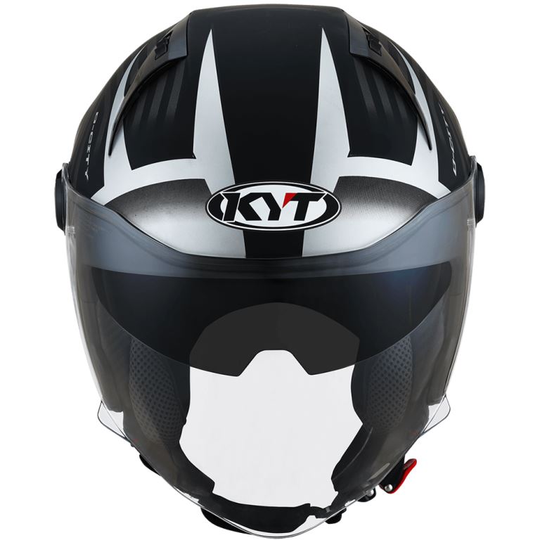 KYT City - D-City Lucent Matt Black/silver - Helmet