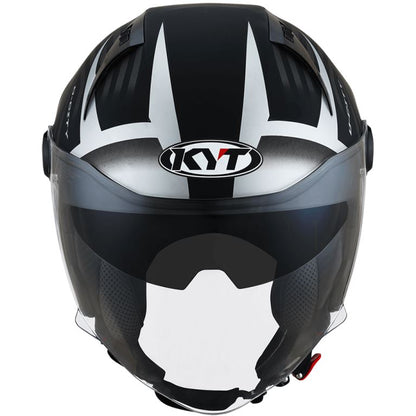 KYT City - D-City Lucent Matt Black/silver - Helmet