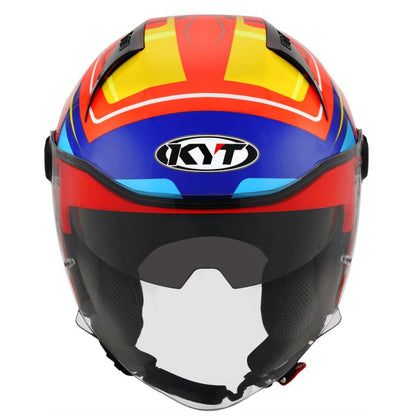 KYT City - D-City Overtech Orange Fluo Yellow - Helmet