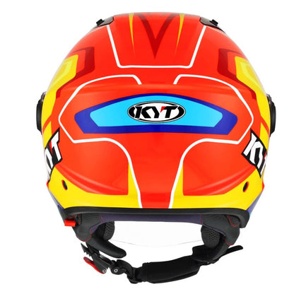 KYT City - D-City Overtech Orange Fluo Yellow - Helmet