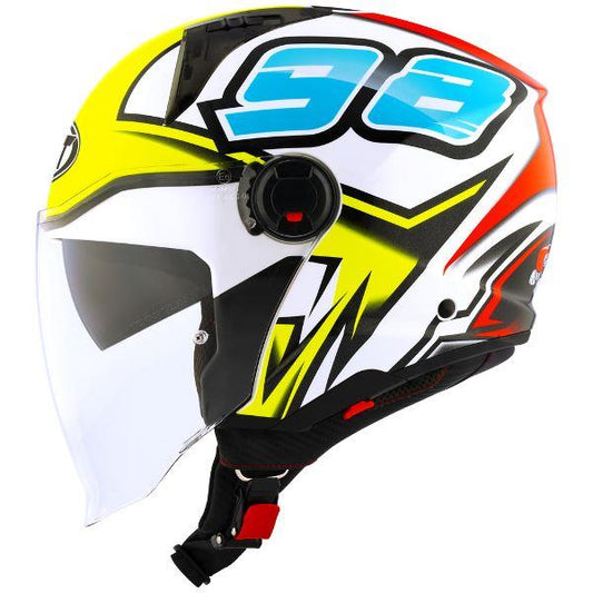 KYT City – D-CITY Open Helmet 98 Bomb Gloss– Helmet