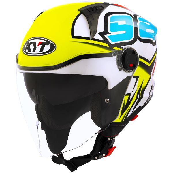 KYT City – D-CITY Open Helmet 98 Bomb Gloss– Helmet