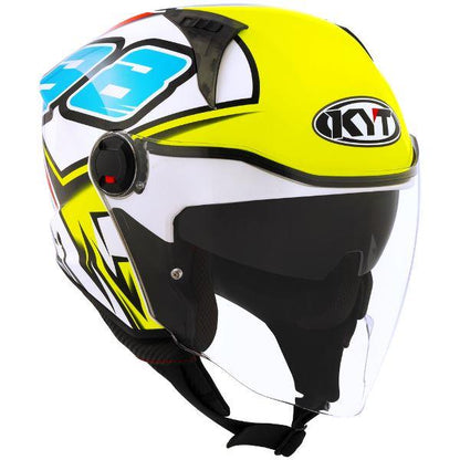 KYT City – D-CITY Open Helmet 98 Bomb Gloss– Helmet
