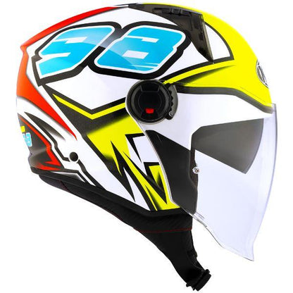 KYT City – D-CITY Open Helmet 98 Bomb Gloss– Helmet