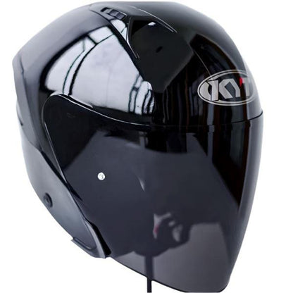 KYT NFJ Plain Gloss Black-Helmet