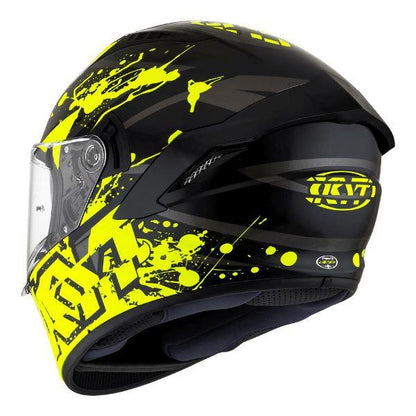 KYT NFR Neutron Yellow Gloss - Helmet