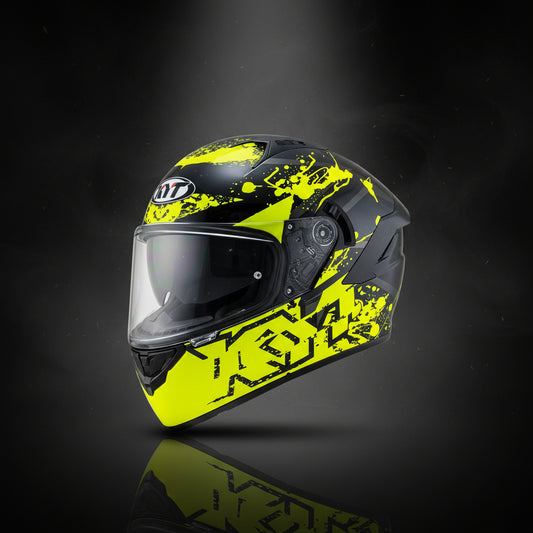 KYT NFR Neutron Yellow Gloss - Helmet